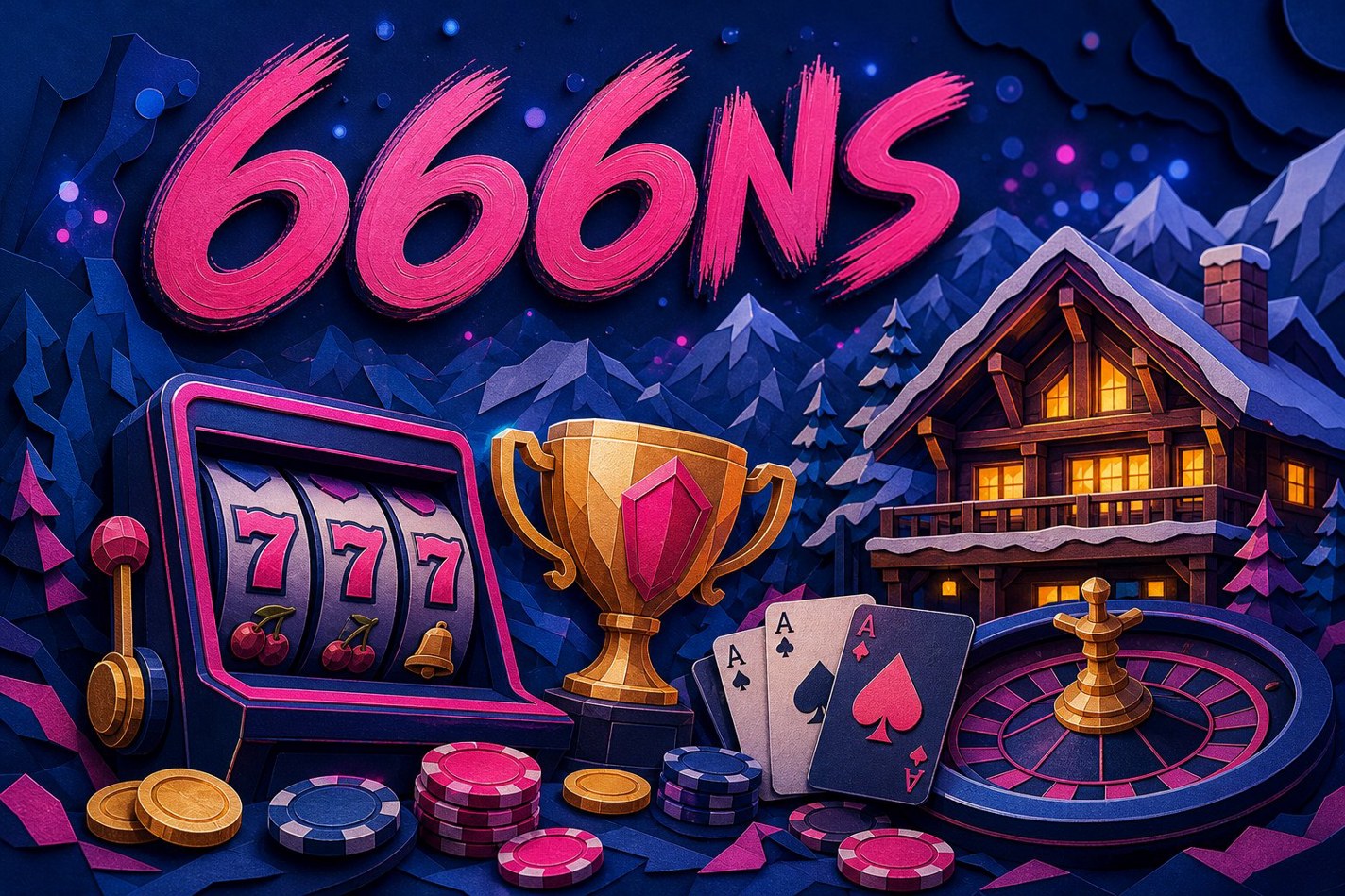 Menu promosi 666NS yang menampilkan hadiah harian dan bonus pendaftaran