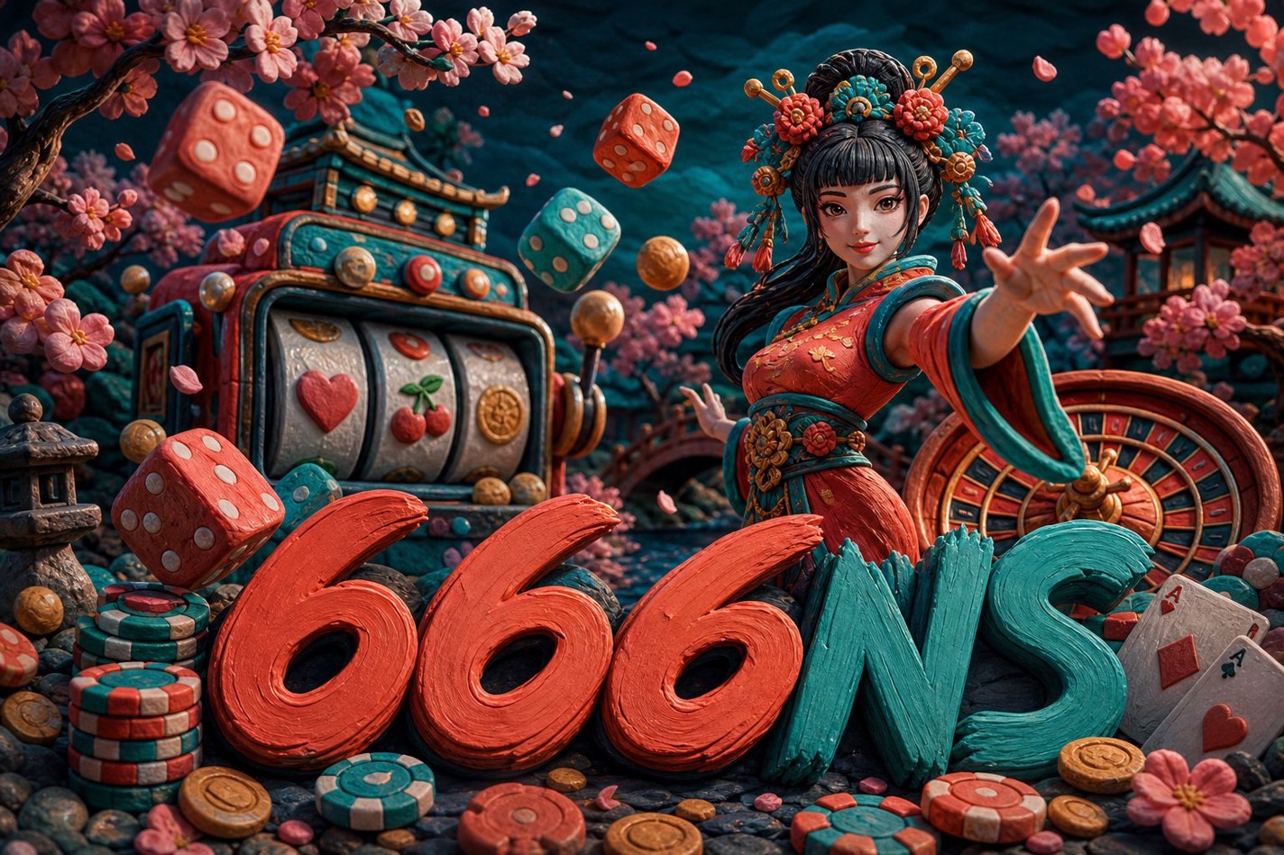 Tampilan halaman utama 666NS dengan menu navigasi dan kartu hadiah sambutan pemain baru